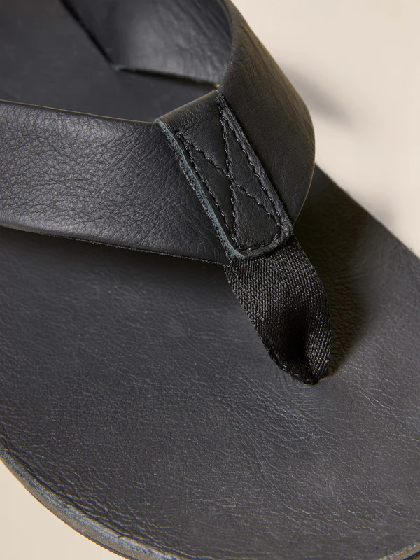 Faherty X Reef Ojai Flip Flop - Black